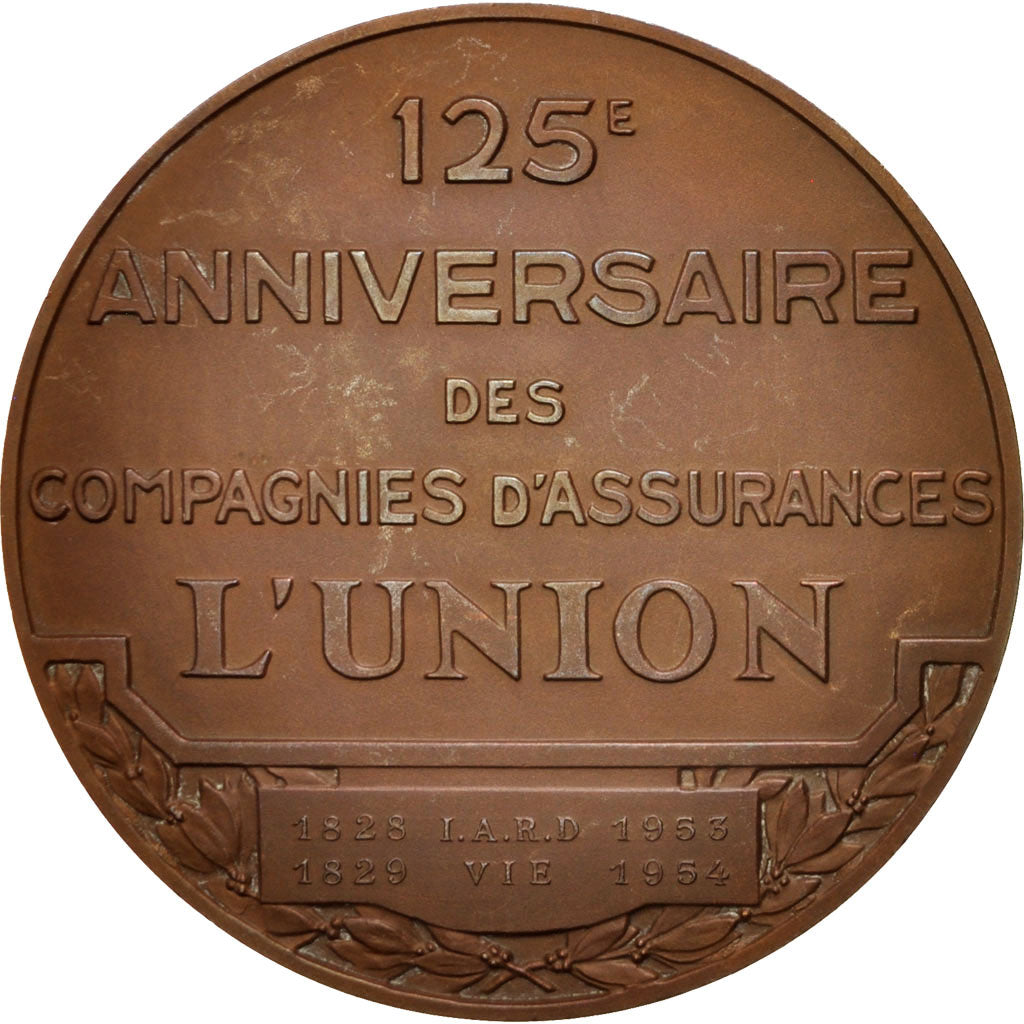 France, Medal, French Fourth Republic, Politics, Society, War, 1954, TTB+