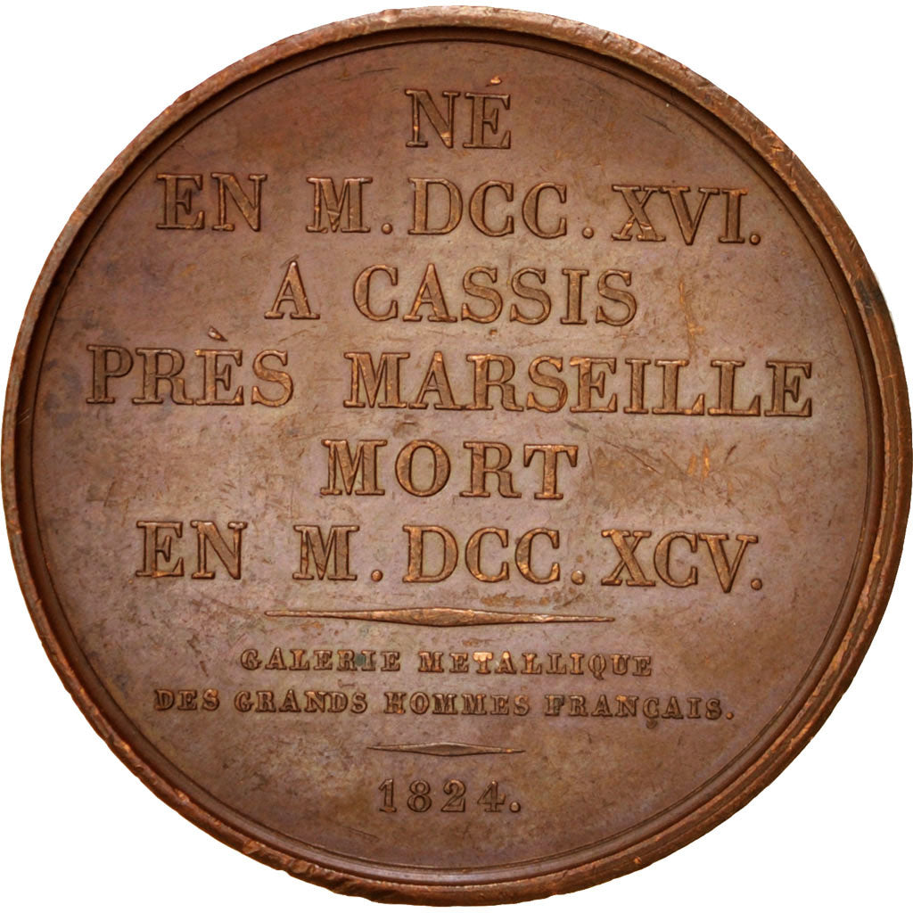France, Medal, Louis XVIII, Religions & beliefs, 1824, Gatteaux, AU(50-53)