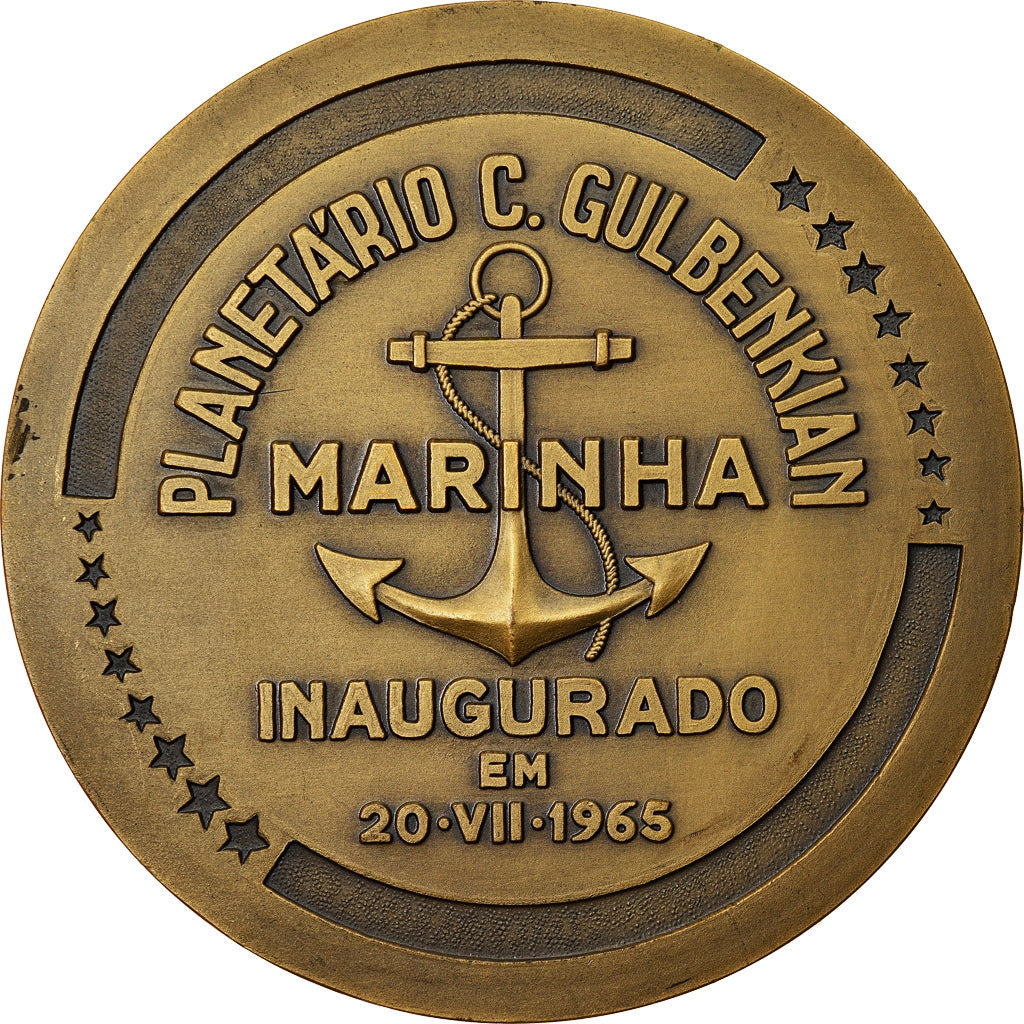 Portugal, Medal, Planetario C.Gulbenkian, Marinha, Inaugurado, 1965, Machado