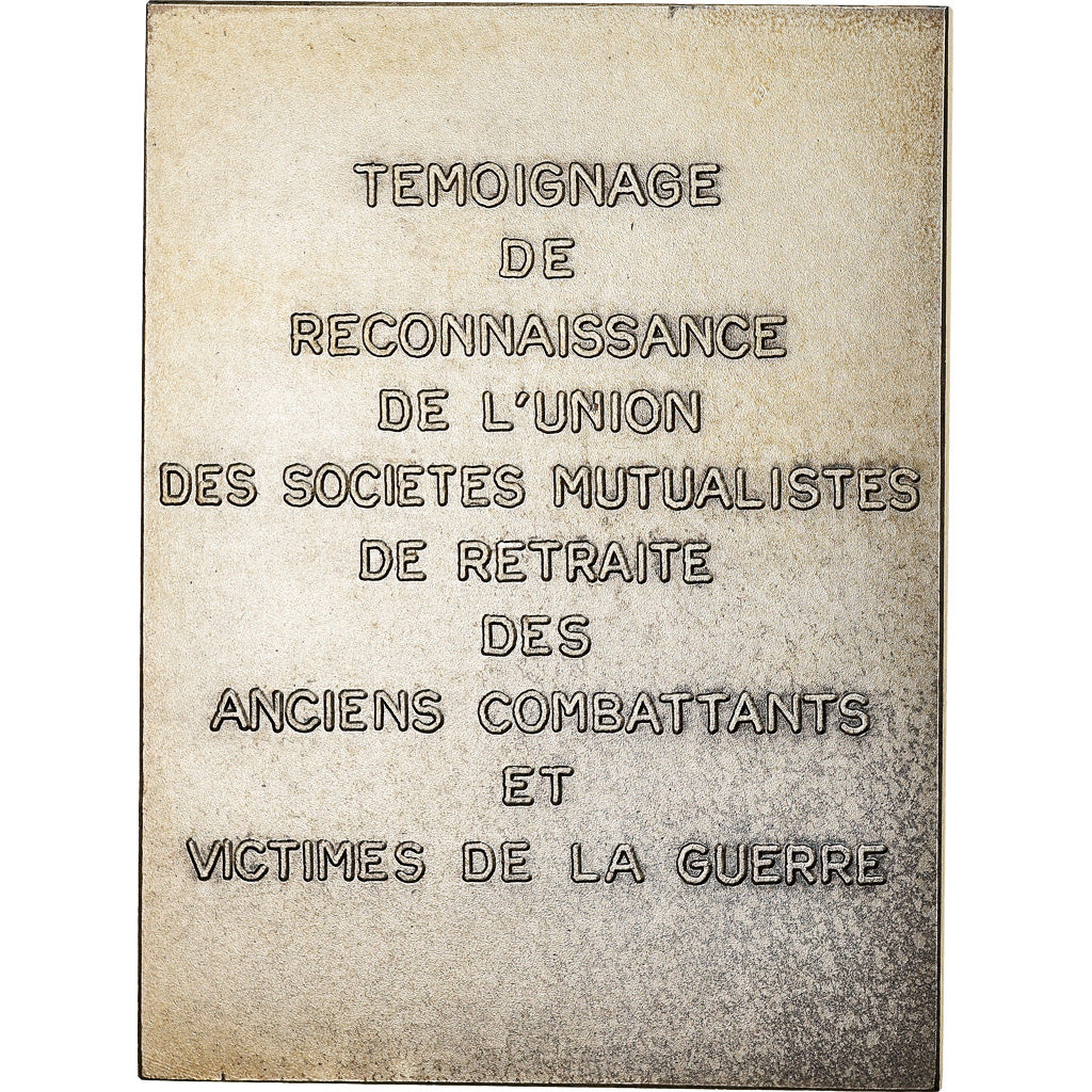 France, Medal, Sociétés Mutualistes de Retraite des Anciens Combattants