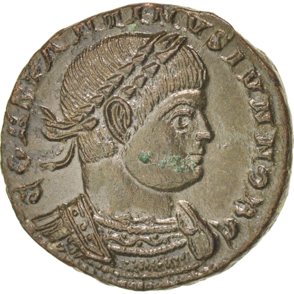 Moneta, Constantine II, Nummus, Trier, AU(55-58), Miedź, RIC:254