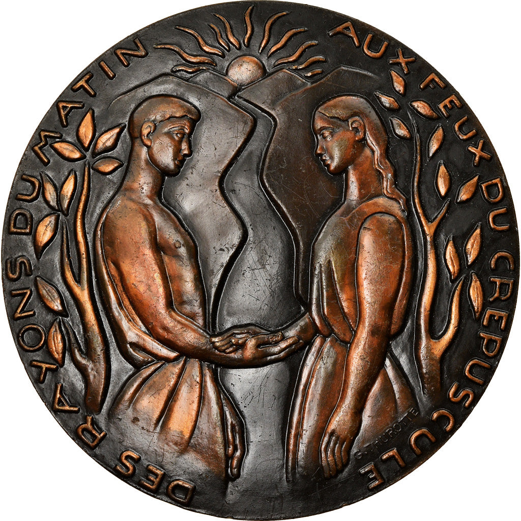France, Medal, Médaille de Fiançailles, Religions & beliefs, 1972, Thurotte
