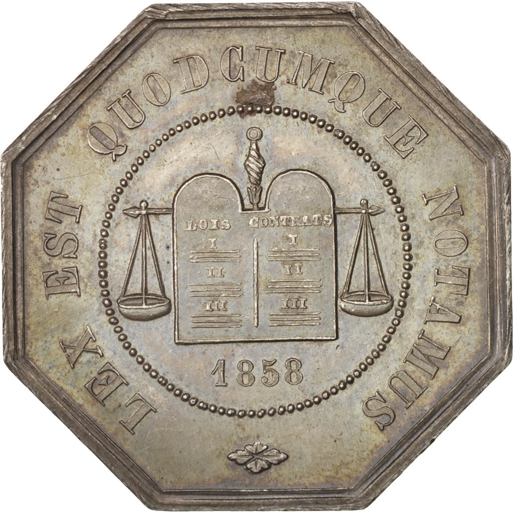 France, Jeton, Notary, SUP, Argent, Lerouge:326
