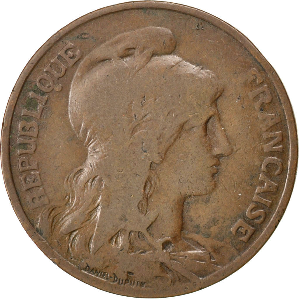 Münze, Frankreich, Dupuis, 10 Centimes, 1907, SGE+, Bronze, KM:843, Gadoury:277