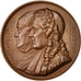 France, Medal, Arts & Culture, 1833, Barre, SUP, Cuivre
