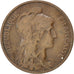 Moneda, Francia, Dupuis, 5 Centimes, 1909, BC+, Bronce, KM:842, Gadoury:165