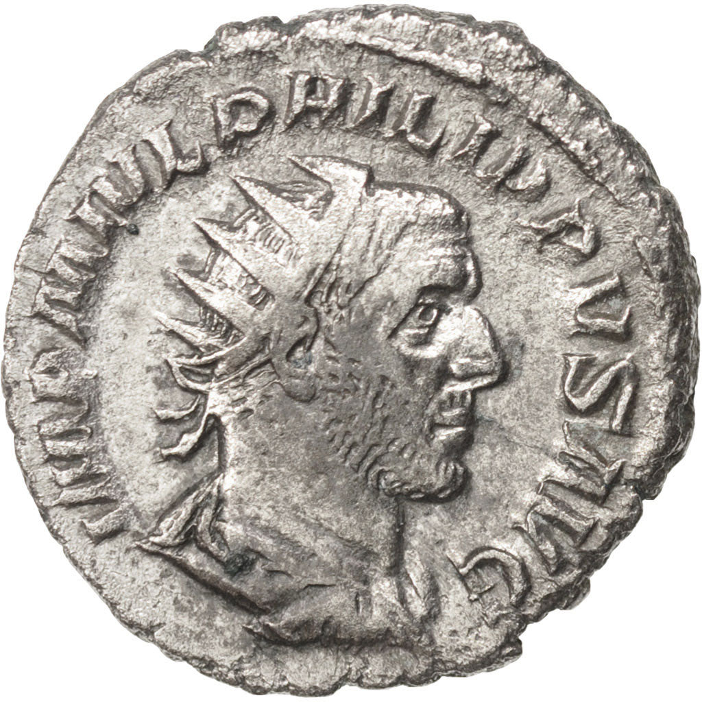 Coin, Philip I, Antoninianus, 247, Roma, AU(50-53), Billon, RIC:45