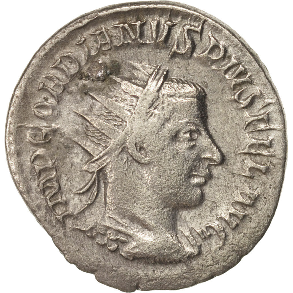 Coin, Gordian III, Antoninianus, 243, Antioch, EF(40-45), Billon, RIC:210e