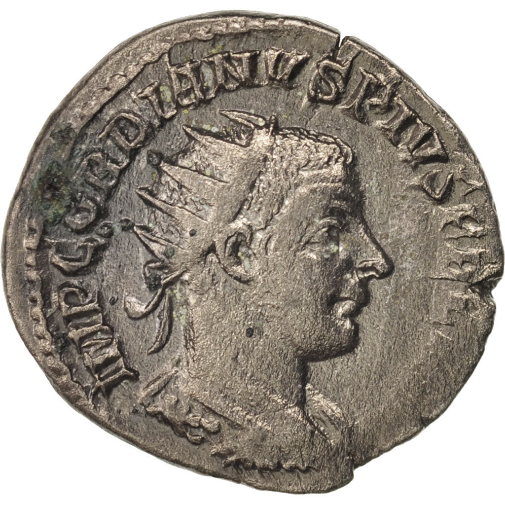 Coin, Gordian III, Antoninianus, 243, Antioch, EF(40-45), Billon, RIC:210e