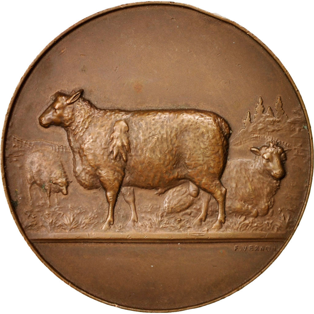 Frankrijk, Medal, Business & industry, 1975, Vernon, ZF, Bronze