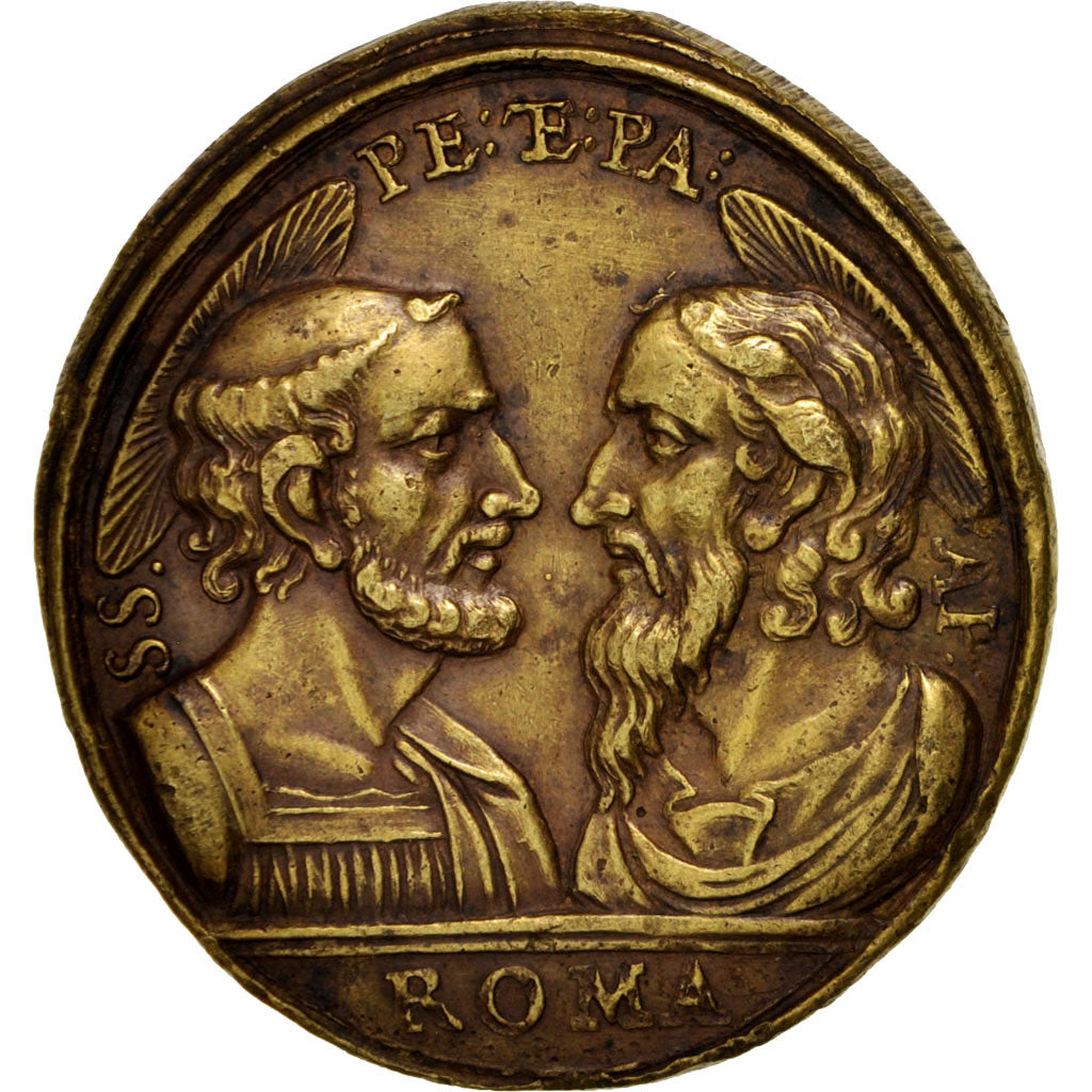 Papal States, Medal, Jubilee, SS. Pietro e Paolo, 18th Century, Brass, AU(50-53)