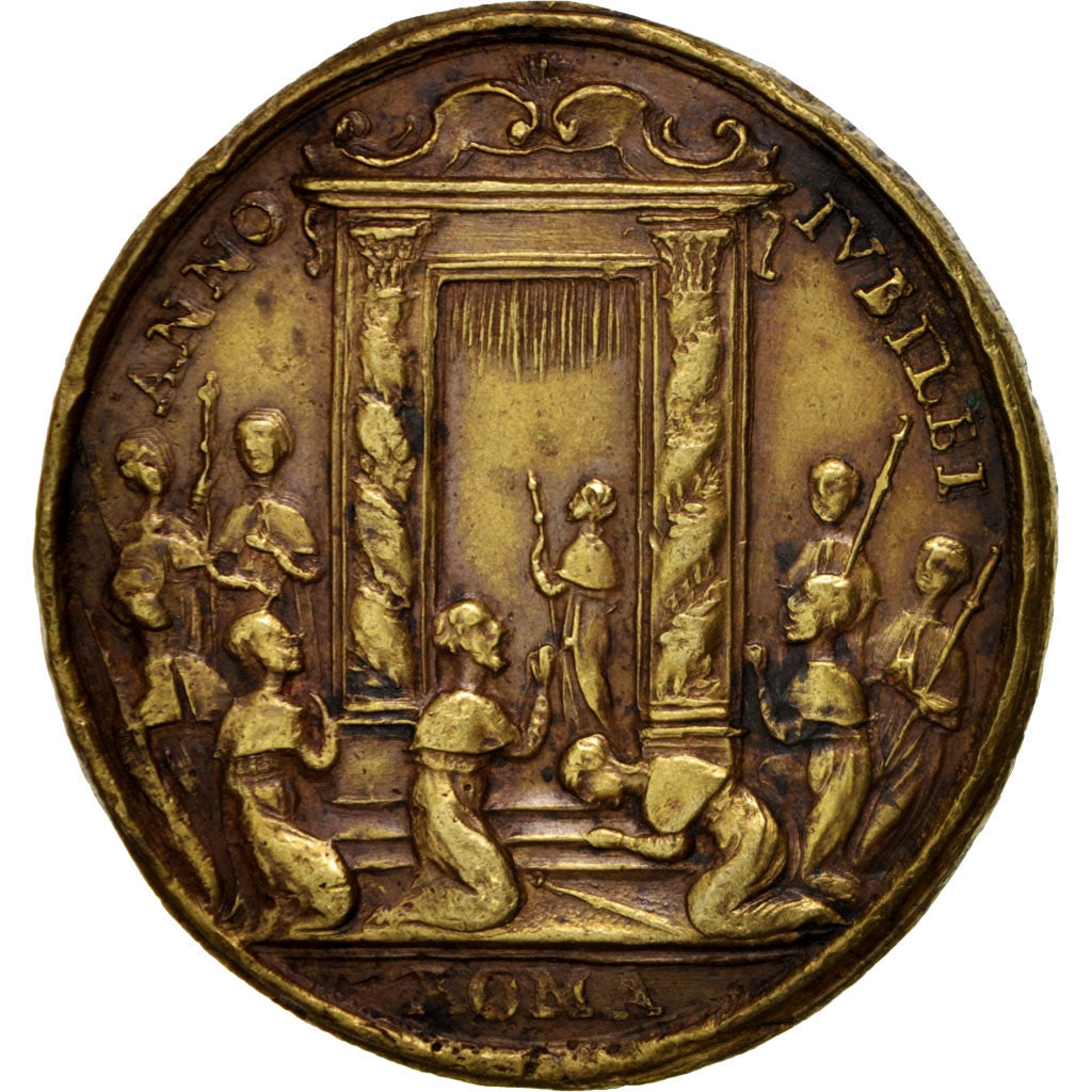 Papal States, Medal, Jubilee, SS. Pietro e Paolo, 18th Century, Brass, AU(50-53)