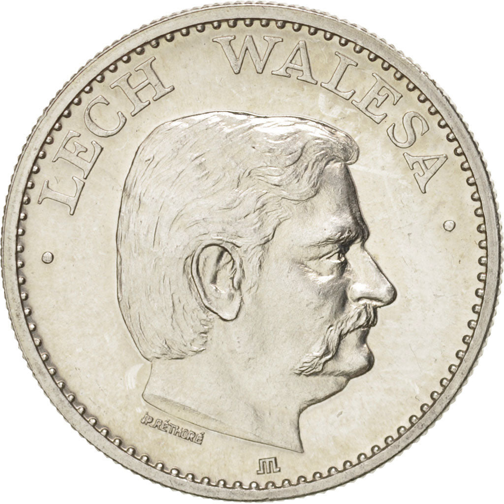 Francja, Medal, Lech Walesa, Prix Nobel de la Paix de 1983, Historia, 1983