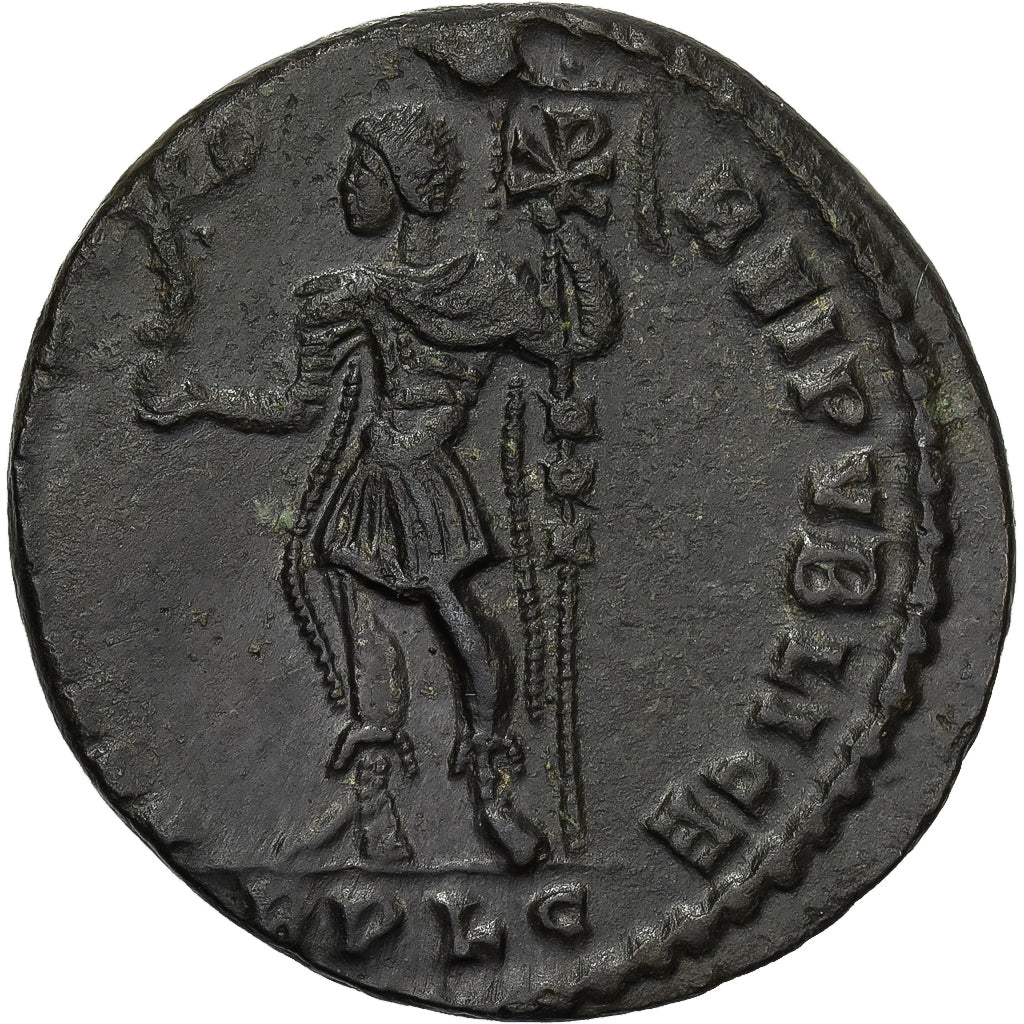 Magnentius, Maiorina, 350-351, Lugdunum, Bronze, MS(63), RIC:112