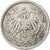 Coin, GERMANY - EMPIRE, 1/2 Mark, 1917, Berlin, AU(50-53), Silver