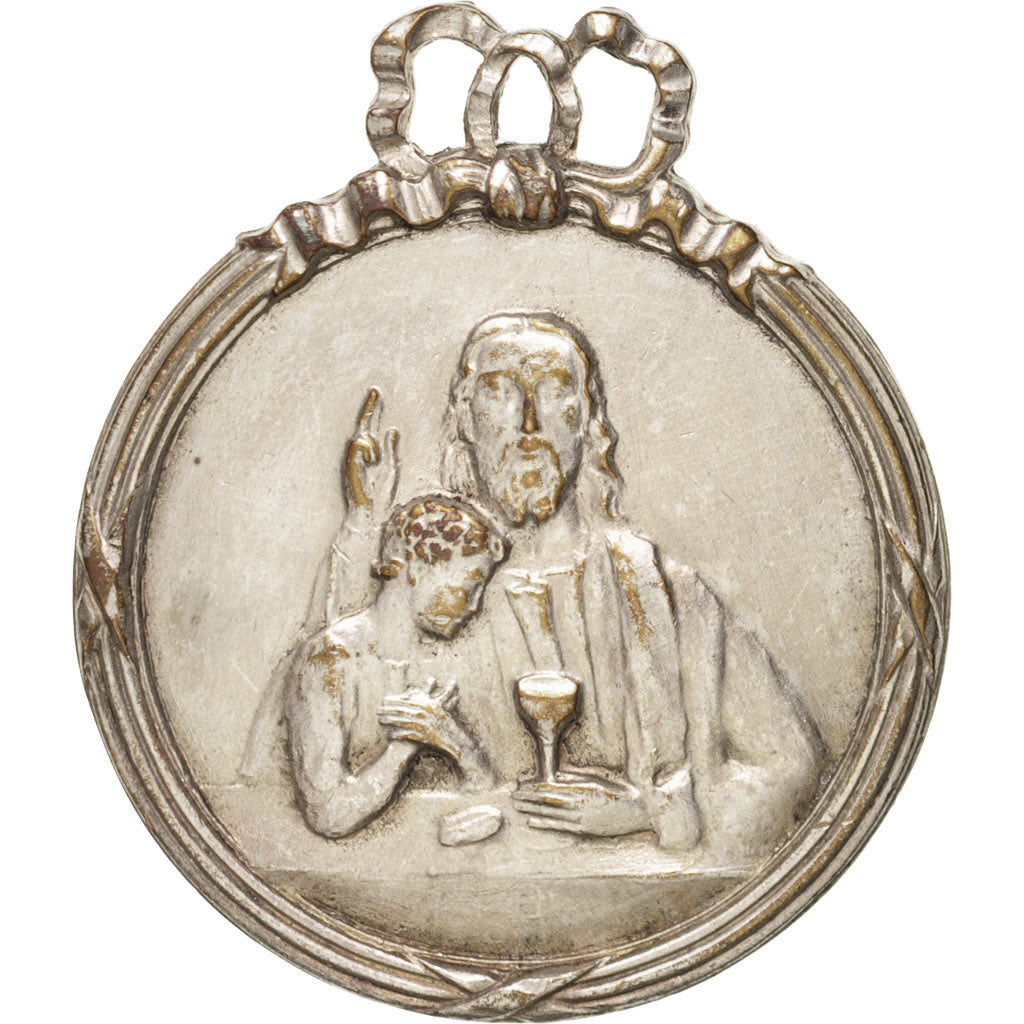 Francia, Medal, Religious medal, Religions & beliefs, MB+, Rame