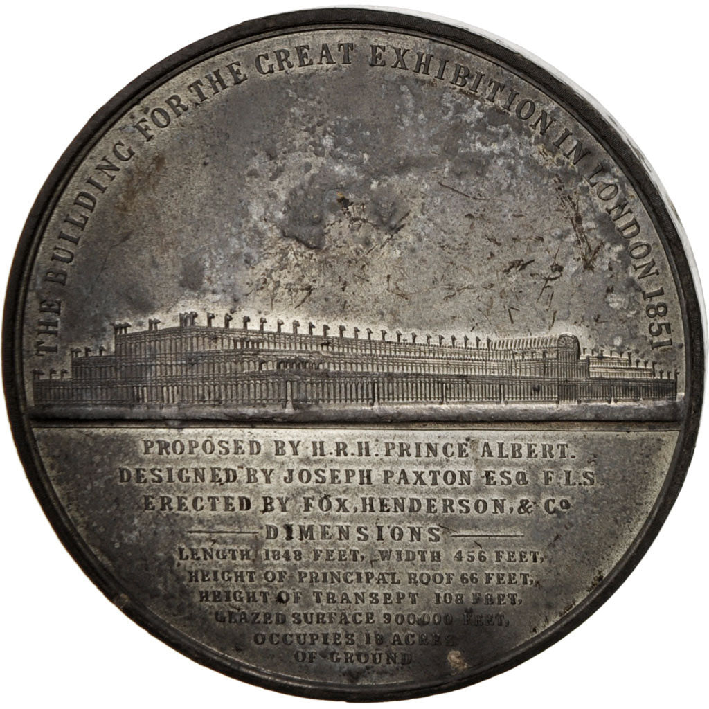 Regno Unito, Medal, Prince Albert, London Exhibition, Arts & Culture, 1851