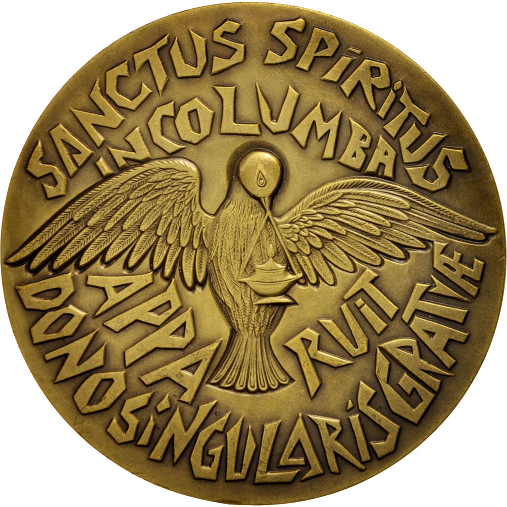 Francia, Medal, Sainte Colombe, Religions & beliefs, EBC, Bronce