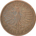 Coin, German States, FRANKFURT AM MAIN, Heller, 1850, EF(40-45), Copper, KM:327