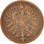 Coin, GERMANY - EMPIRE, Wilhelm I, 2 Pfennig, 1875, VF(20-25), Copper, KM:2