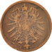 Coin, GERMANY - EMPIRE, Wilhelm I, 2 Pfennig, 1875, VF(20-25), Copper, KM:2