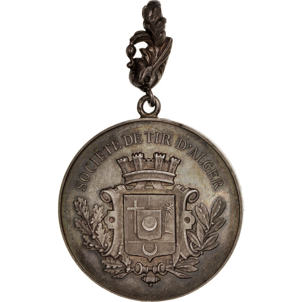 France, Medal, Société de tir d'Alger, Sports & leisure, MS(60-62), Silver