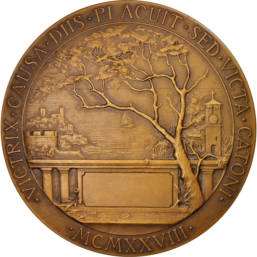 Francia, medaglia, Octave Homberg, Echec aux législatives, 1928, Bronzo