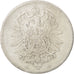 Coin, GERMANY - EMPIRE, Wilhelm I, Mark, 1881, Muldenhütten, EF(40-45), Silver