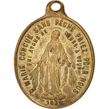 France, Medal, The Virgin, Religions & beliefs, 19TH CENTURY, AU(50-53), Copper
