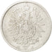 Coin, GERMANY - EMPIRE, Wilhelm I, Mark, 1881, Hambourg, EF(40-45), Silver, KM:7