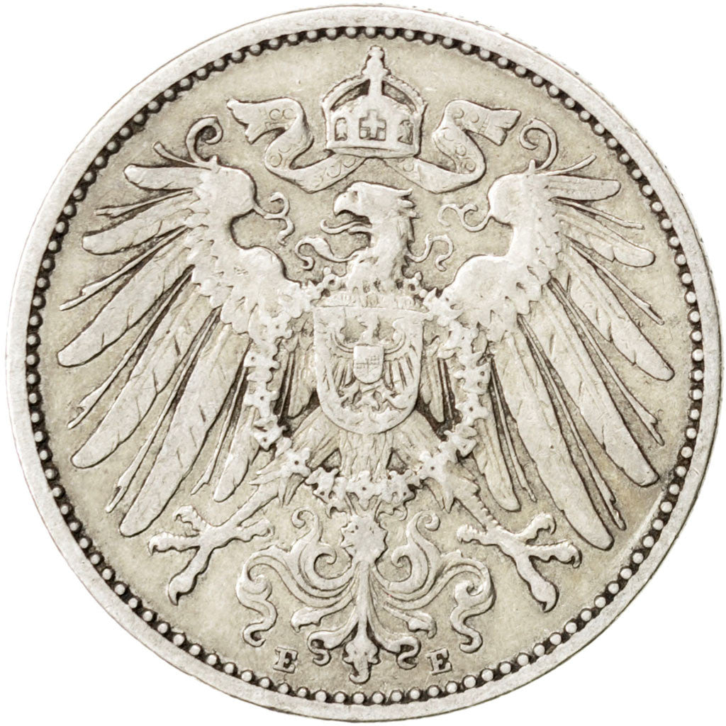 Coin, GERMANY - EMPIRE, Wilhelm II, Mark, 1902, Muldenhütten, EF(40-45)