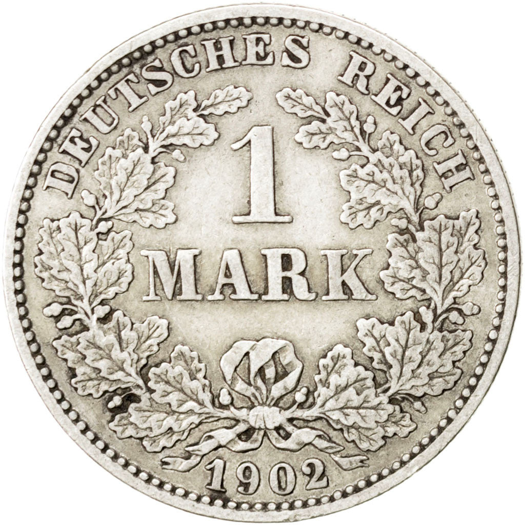 Coin, GERMANY - EMPIRE, Wilhelm II, Mark, 1902, Muldenhütten, EF(40-45)