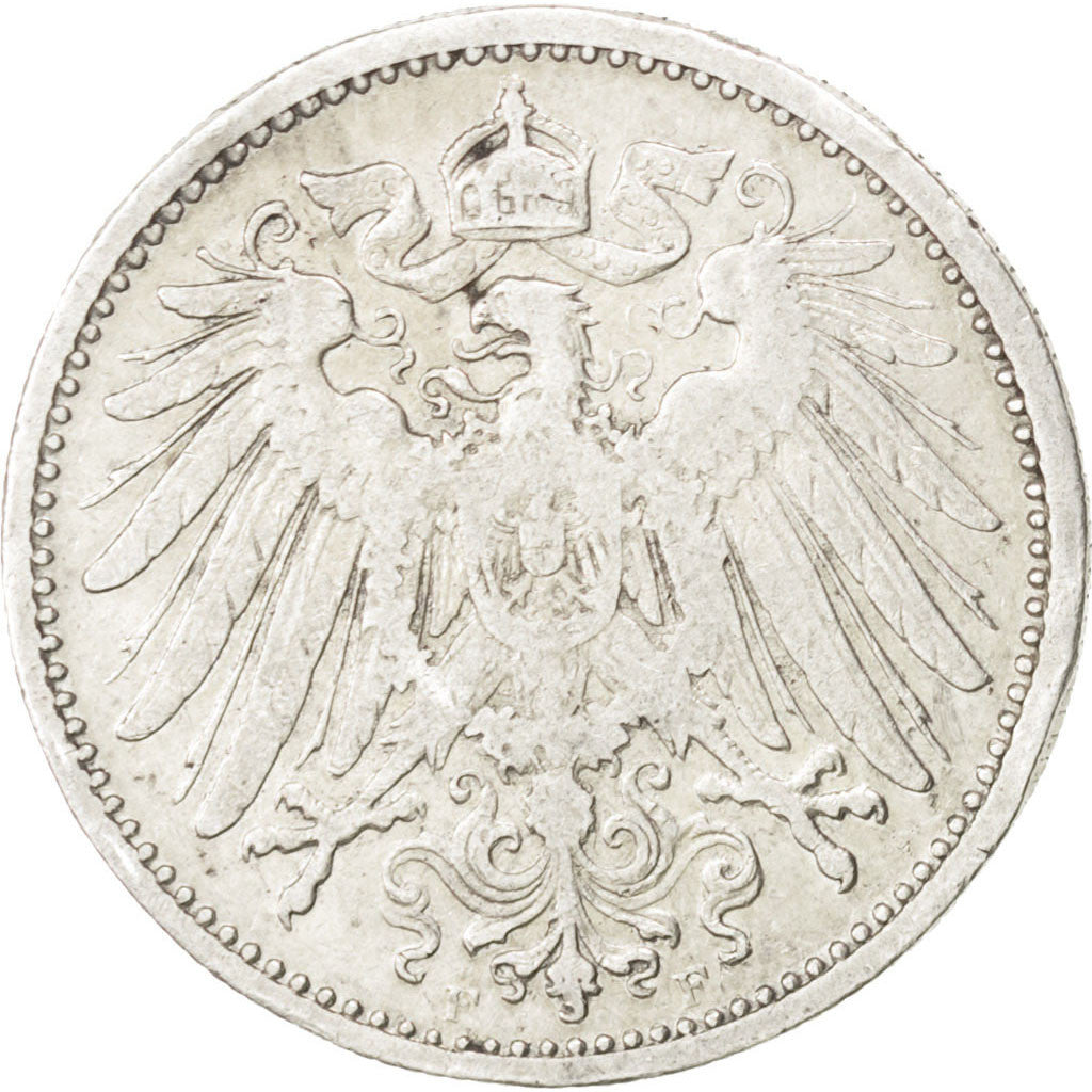 Coin, GERMANY - EMPIRE, Wilhelm II, Mark, 1902, Stuttgart, VF(30-35), Silver