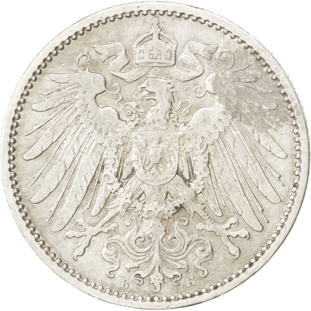 Moneta, GERMANIA - IMPERO, Wilhelm II, Mark, 1903, Muldenhütten, BB, Argento