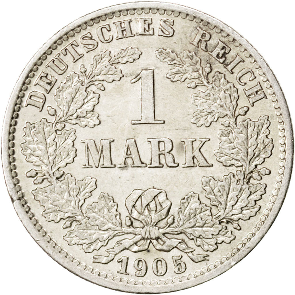 Stati tedeschi, 1 Mark, 1905, Muldenhütten, German Empire, Argento, SPL-, KM:14