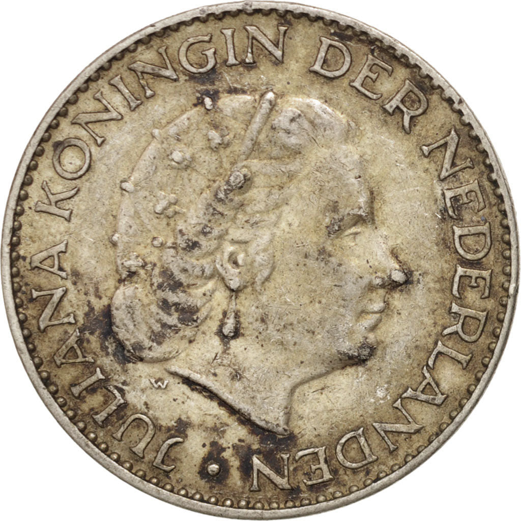 Monnaie, Pays-Bas, Juliana, Gulden, 1955, TTB, Argent, KM:184