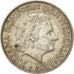Moneda, Países Bajos, Juliana, Gulden, 1956, MBC+, Plata, KM:184