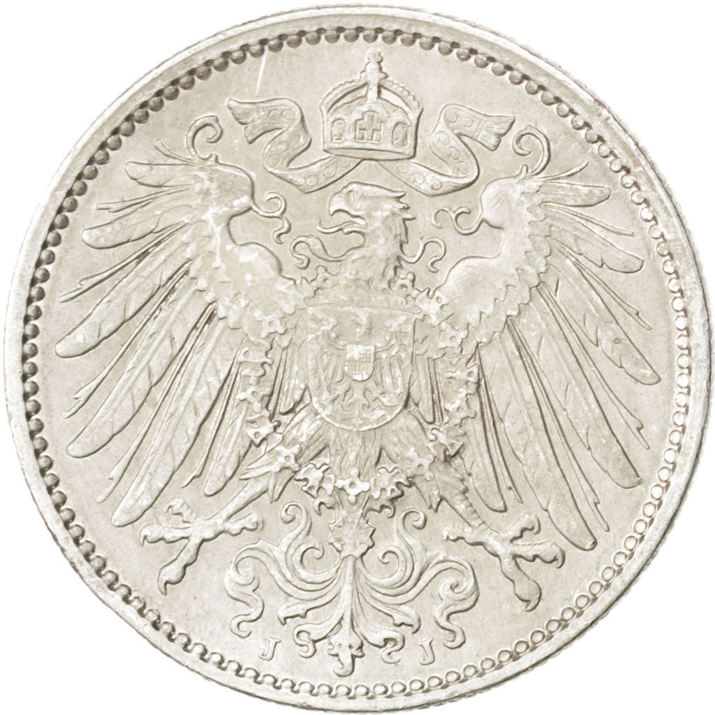 Moneta, GERMANIA - IMPERO, Wilhelm II, Mark, 1915, Hambourg, SPL-, Argento