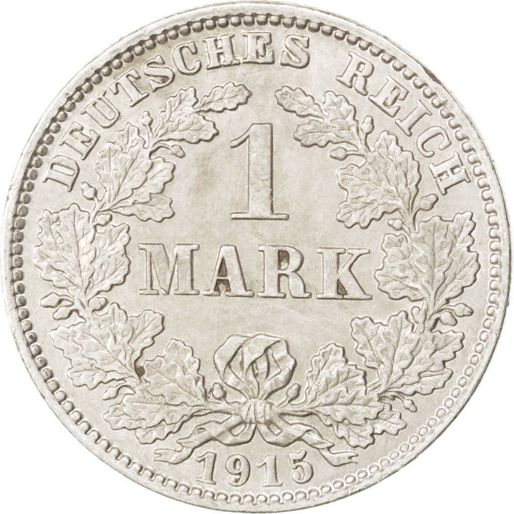 Moneta, GERMANIA - IMPERO, Wilhelm II, Mark, 1915, Hambourg, SPL-, Argento