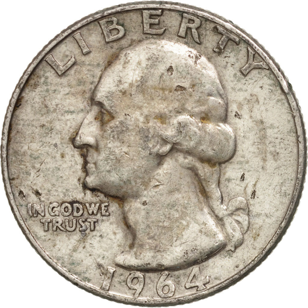 Coin, United States, Jefferson Nickel, 5 Cents, 1964, U.S. Mint, Denver