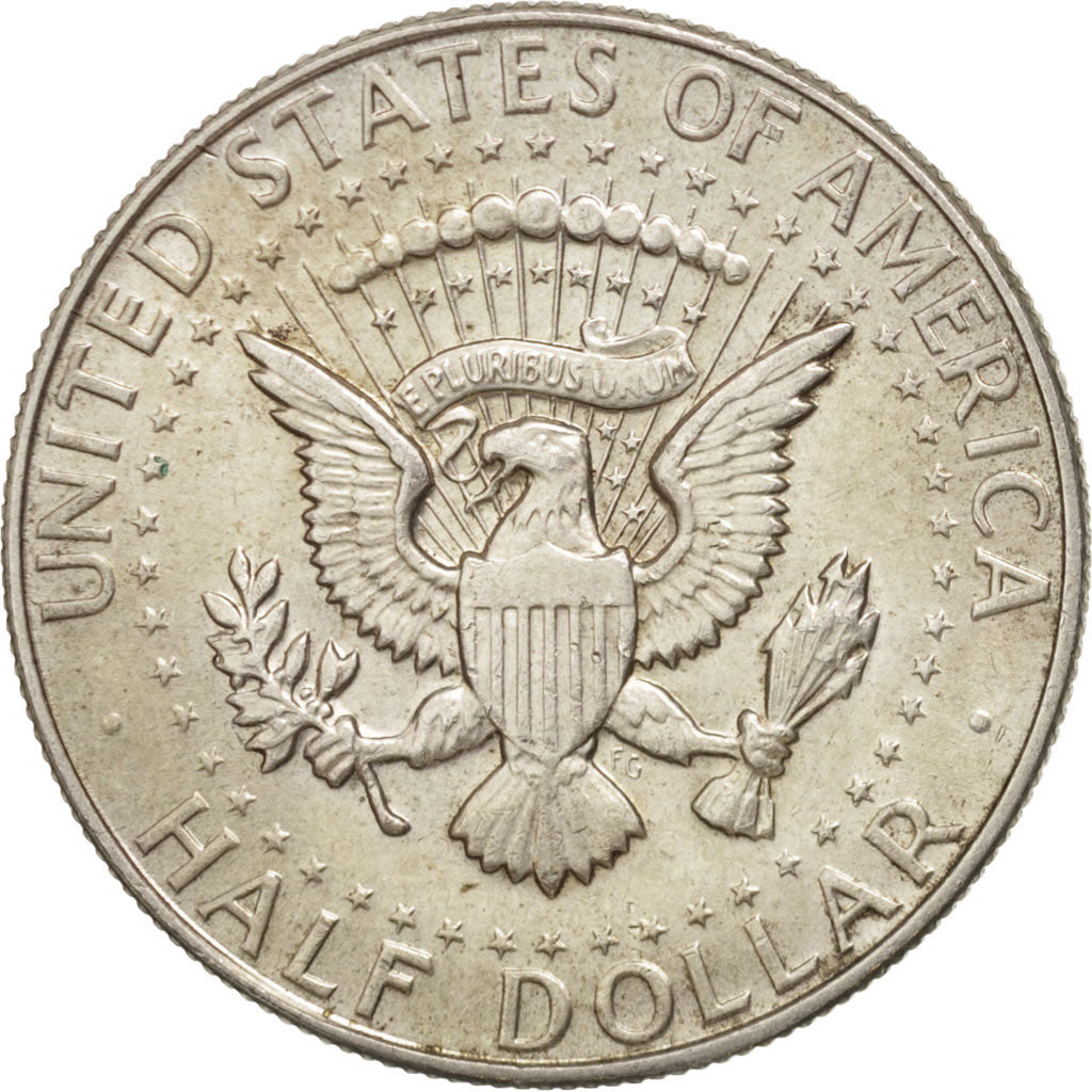 Coin, United States, Kennedy Half Dollar, Half Dollar, 1968, U.S. Mint, Denver