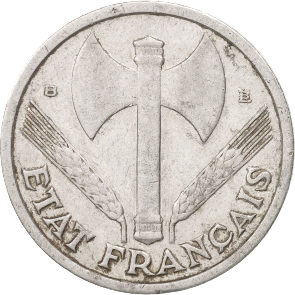 France, 1 Franc, Bazor, 1944, Beaumont-Le-Roger, Aluminium, TTB, Gadoury:471