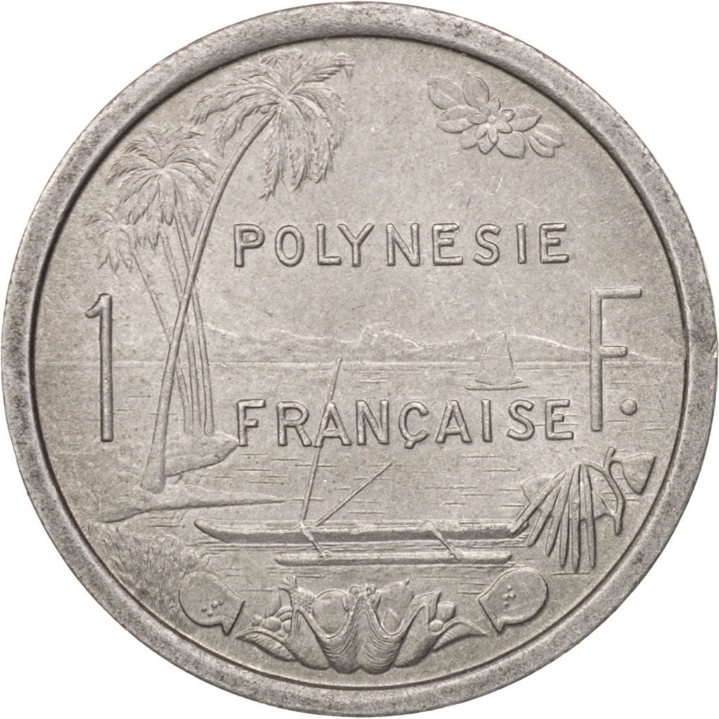 Coin, French Polynesia, Franc, 1977, Paris, AU(55-58), Aluminum, KM:11