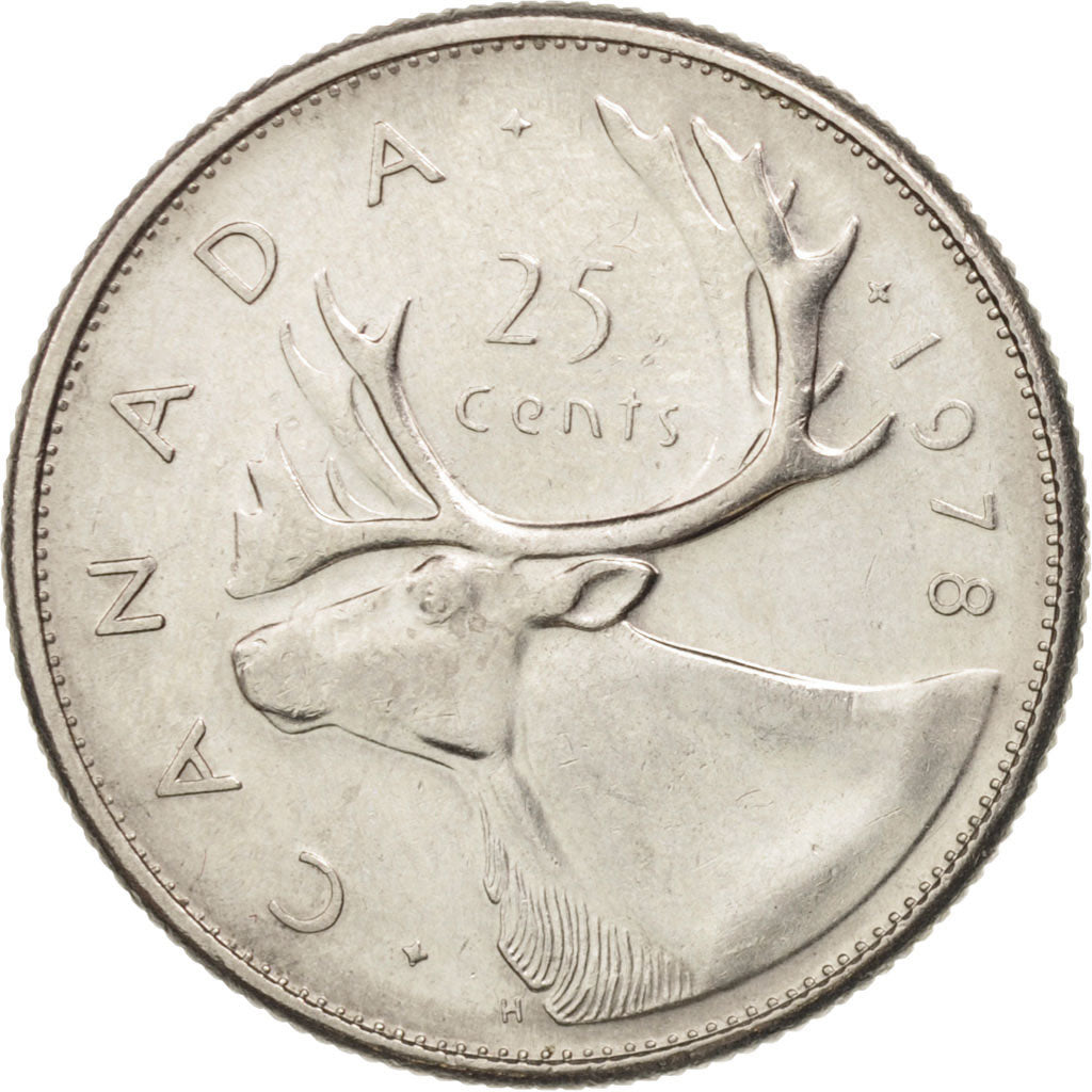 Coin, Canada, Elizabeth II, 25 Cents, 1978, Royal Canadian Mint, Ottawa