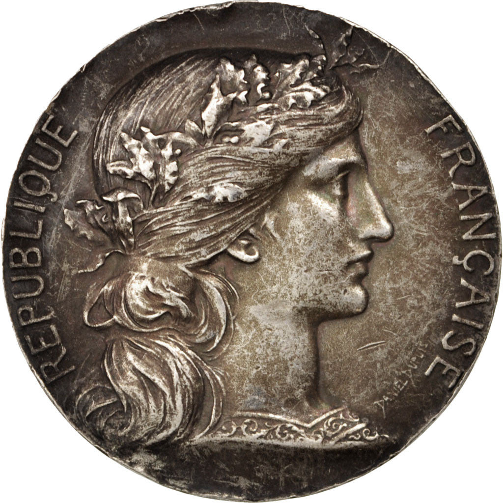Francja, Medal, Enseignement Populaire, Sztuka i Kultura, XXth Century