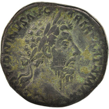 Marc Aurèle, Sesterce, 168, Rome, Bronze, TB+, RIC:959