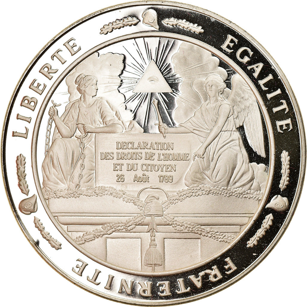 Francia, medaglia, Bicentenaire de la Révolution Française, Déclaration des