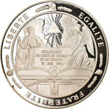 Francia, medaglia, Bicentenaire de la Révolution Française, Déclaration des