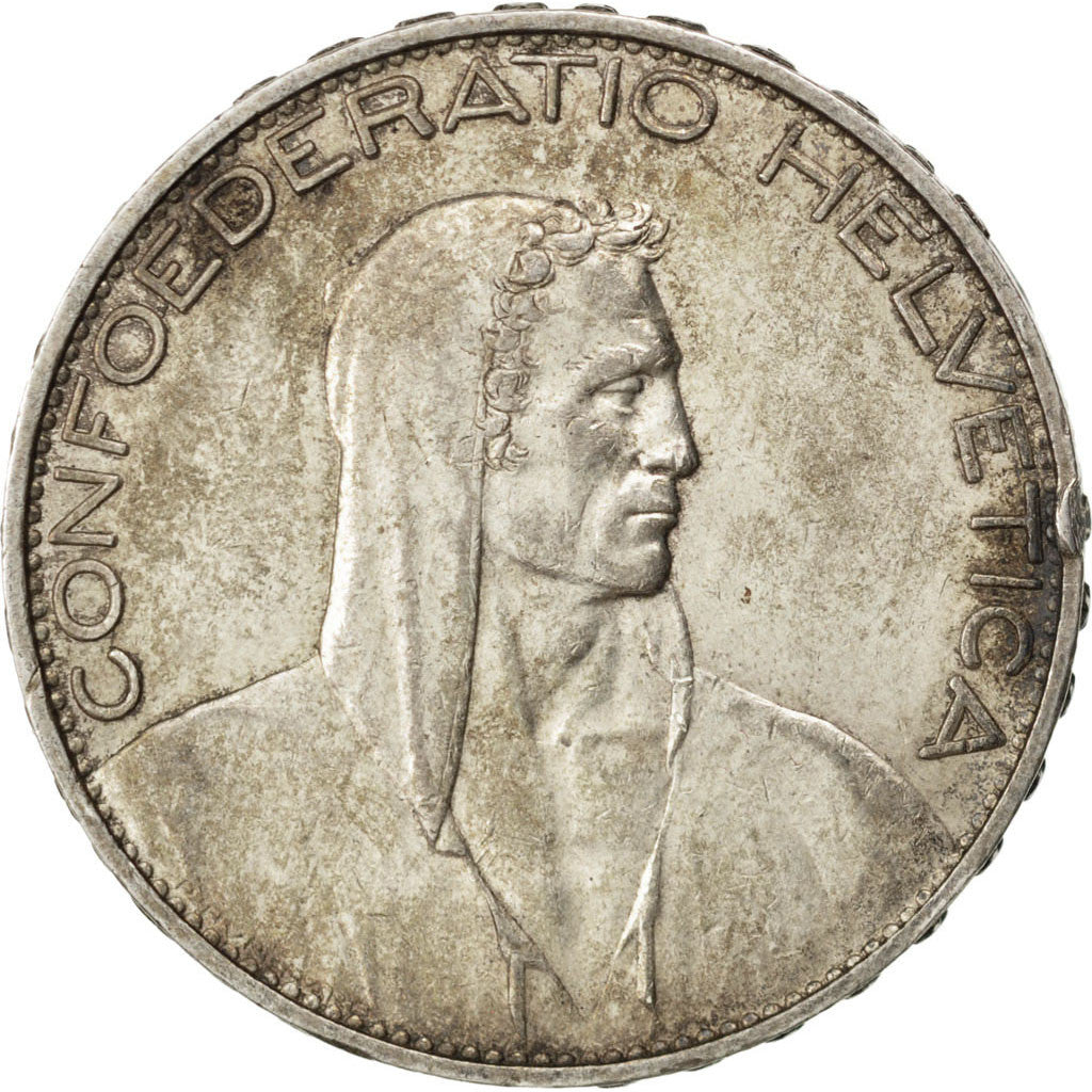 Monnaie, Suisse, 5 Francs, 1925, Bern, TTB+, Argent, KM:38