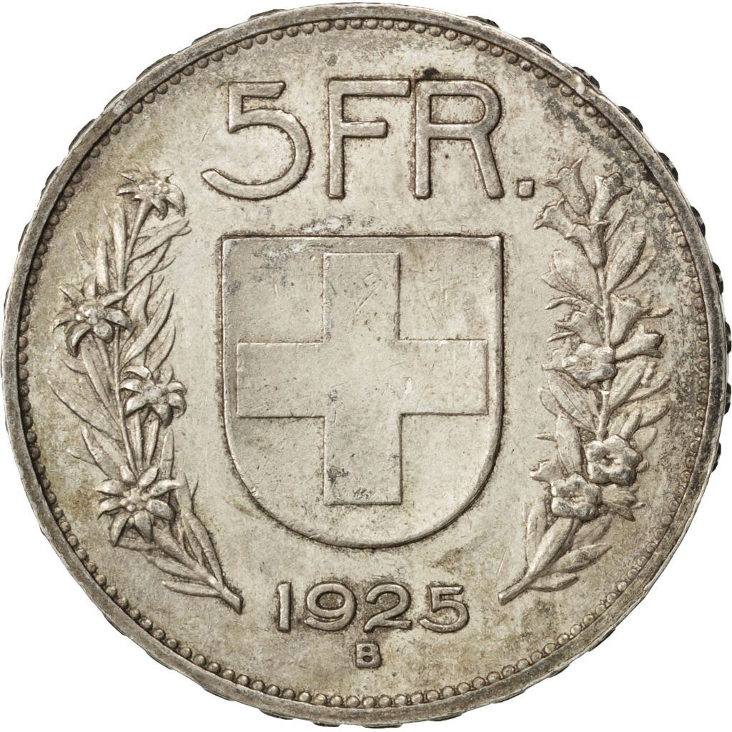 Monnaie, Suisse, 5 Francs, 1925, Bern, TTB+, Argent, KM:38